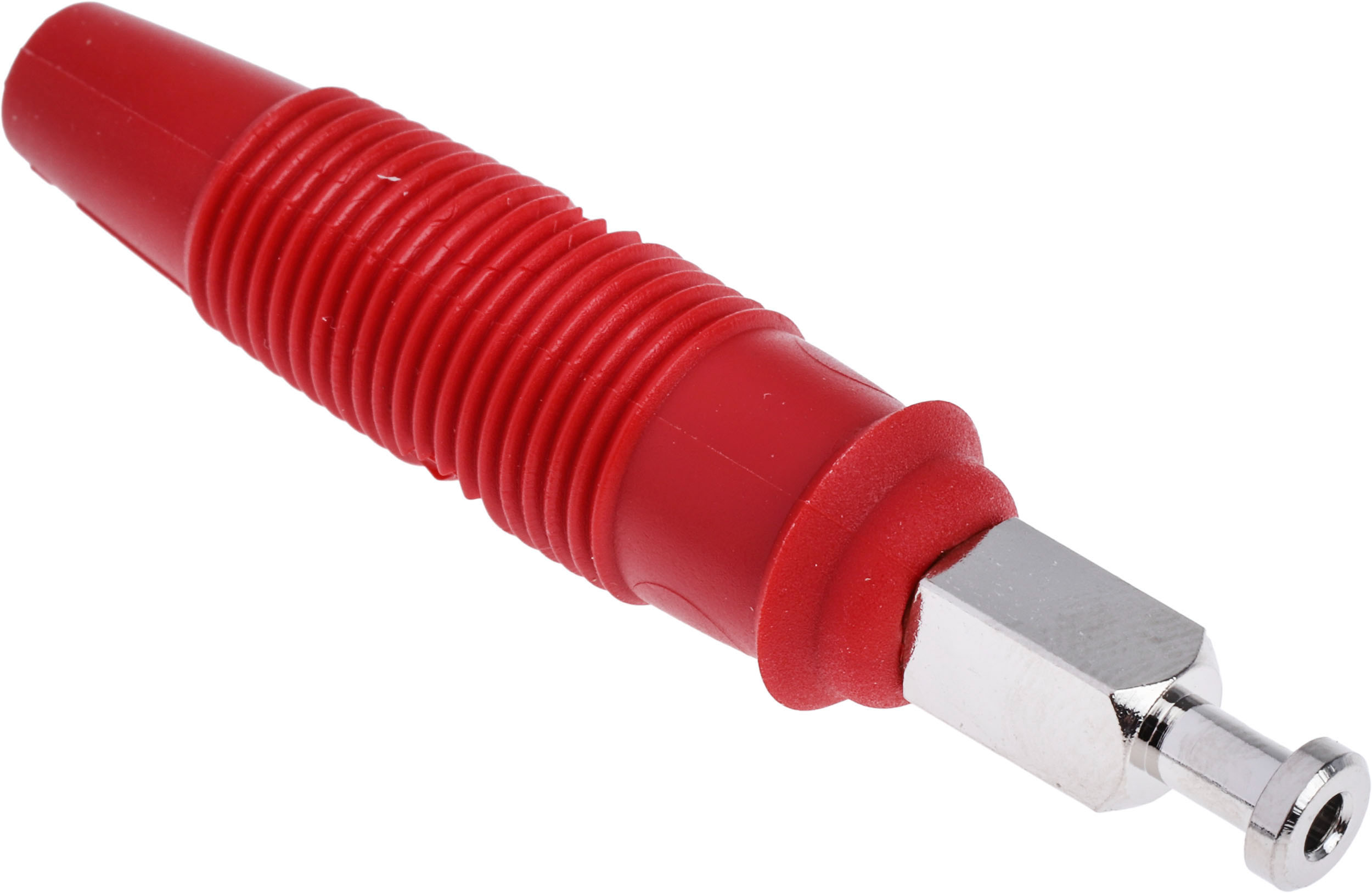Hirschmann Test & Measurement Red Male Banana Plug, 4 mm Connector, Solder Termination, 32A, 30 V ac, 60V dc, Nickel