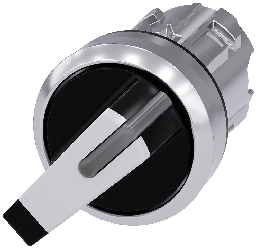 Siemens SIRIUS ACT 3SU10 Series 2 Position Selector Switch Head, 22mm Cutout