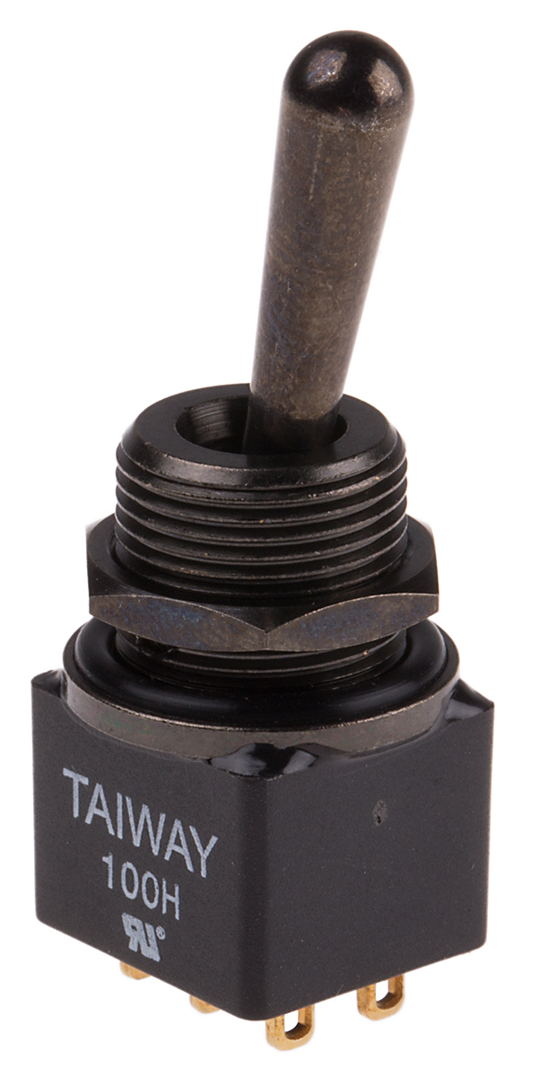 RS PRO Toggle Switch, PCB Mount, On-(On), DPDT, Solder Terminal