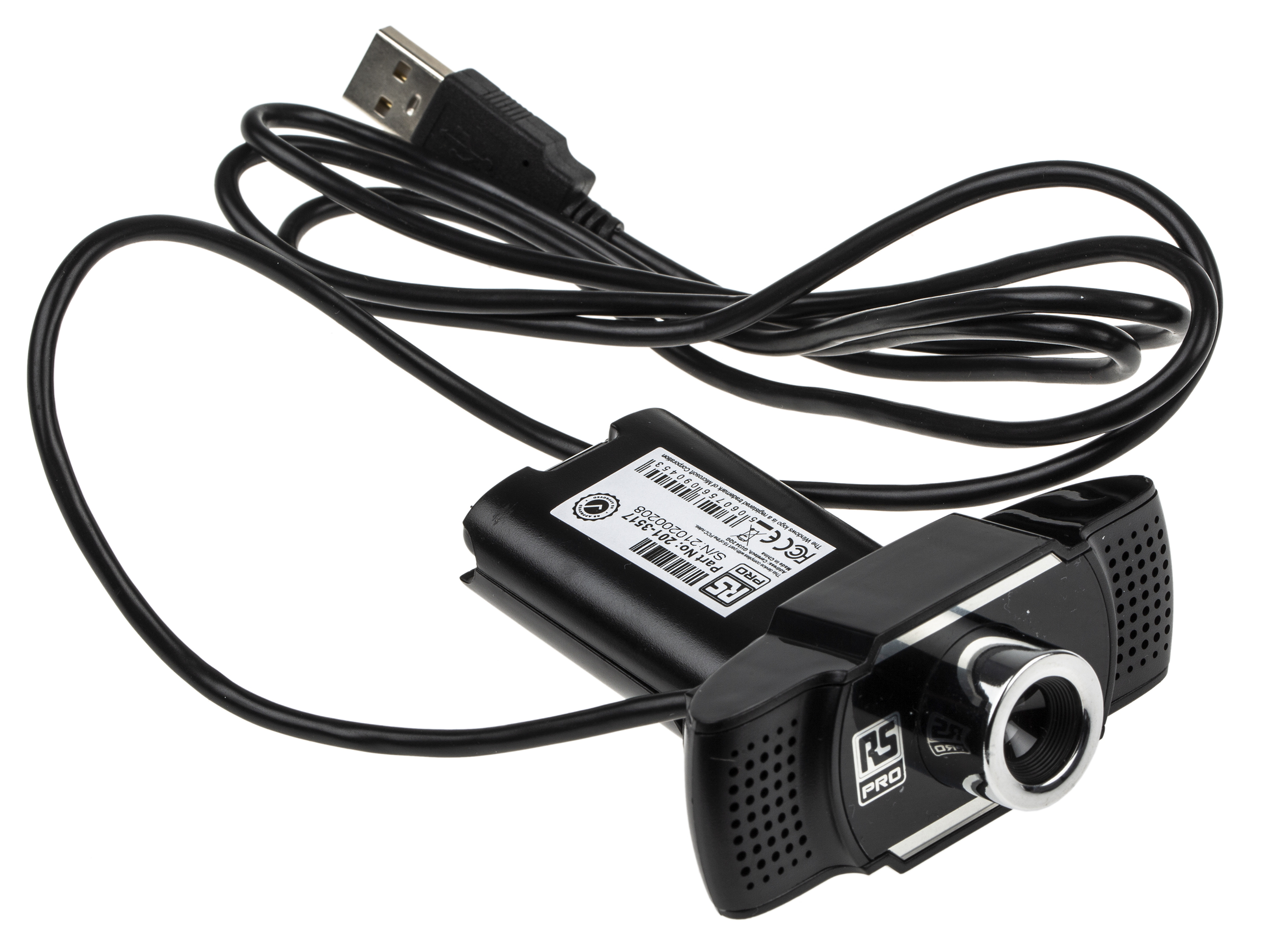 RS PRO 0.8MP 30fps Webcam, 1080 x 720