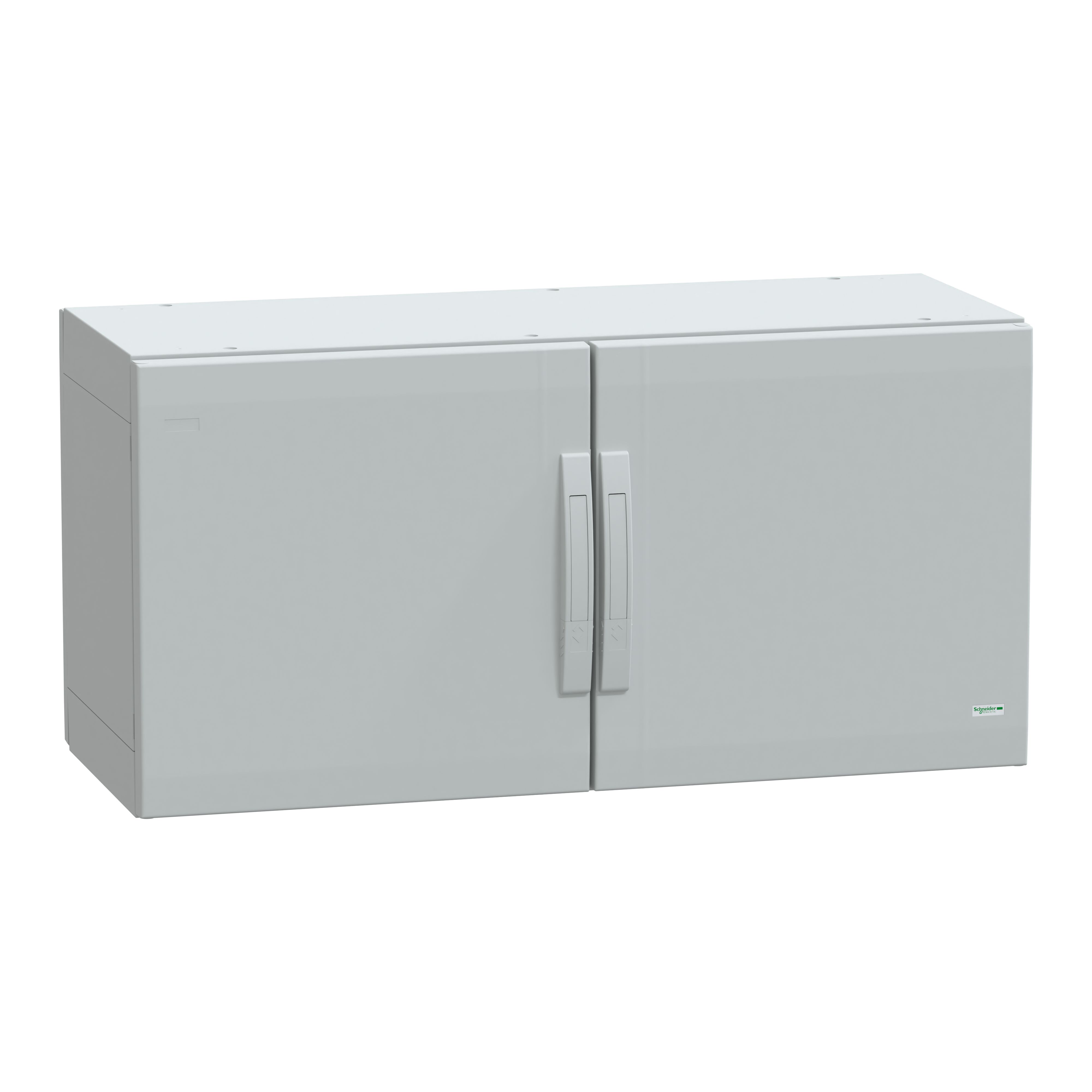 Schneider Electric PanelSeT Series Fibreglass Reinforced Polyester Double-Door-Door Floor Standing Enclosure, Opaque