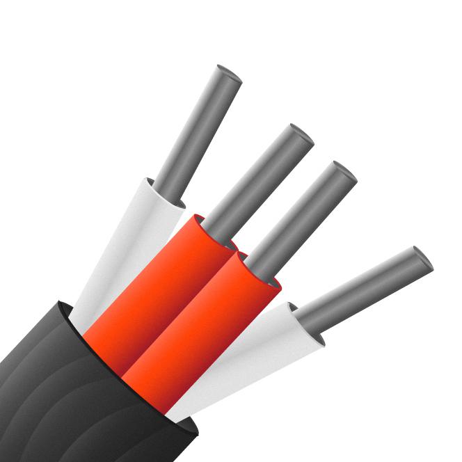 RS PRO Type RTD Resistance Thermometer Detector (RTD) Wire, 25m, Screened, PTFE Insulation, +260°C Max, 7/0.2mm