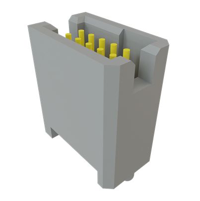 Samtec TFM Series Vertical Through Hole, Surface PCB Header, 10 Contact(s), 1.27 mm Pitch, 2 Row, Shrouded