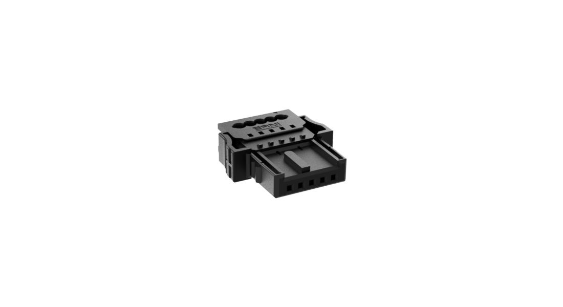 ERNI 5-Way IDC Connector Socket for Cable Mount, 1-Row