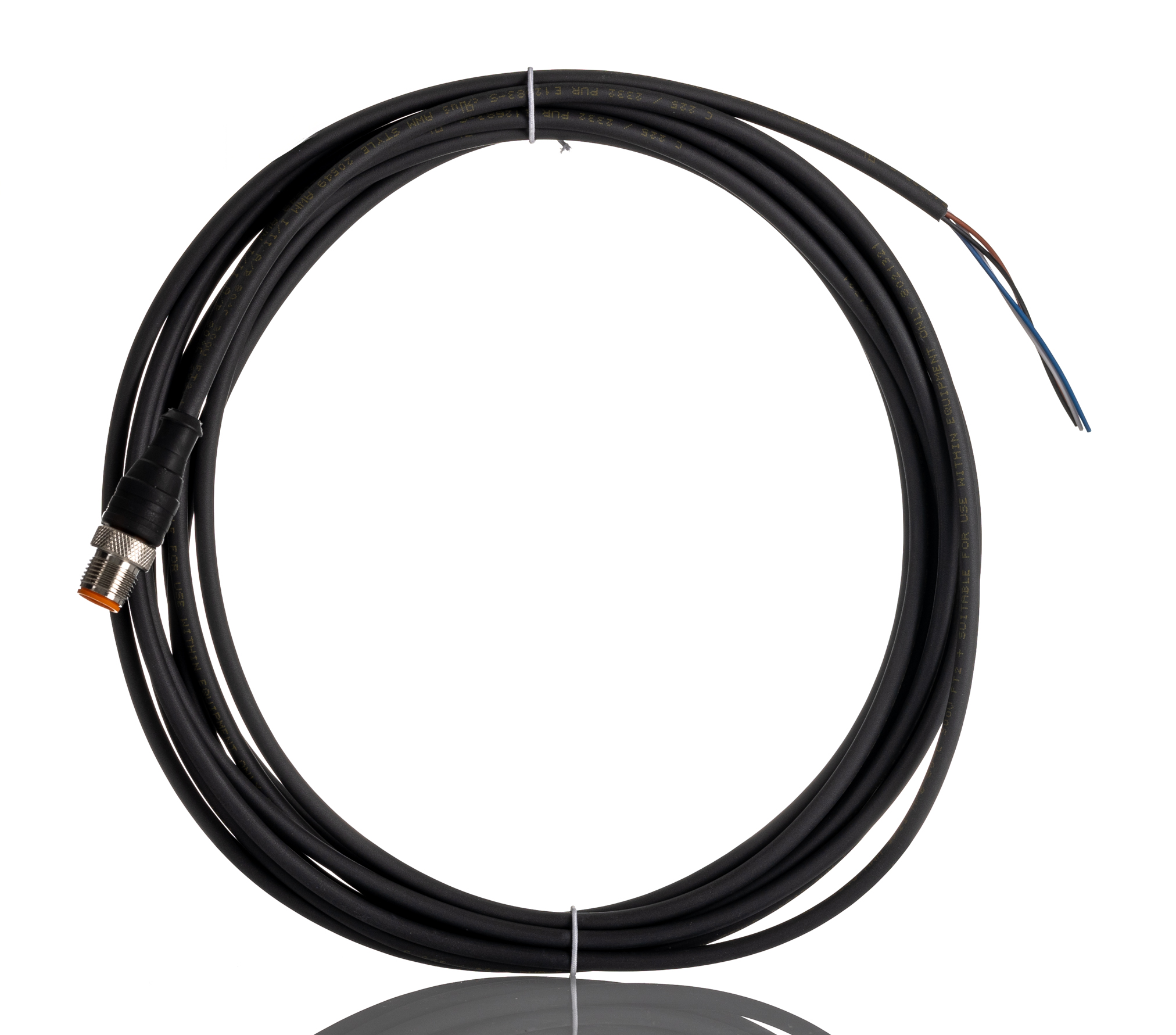 Lumberg Automation Male 4 way M12 to Female Free End Sensor Actuator Cable