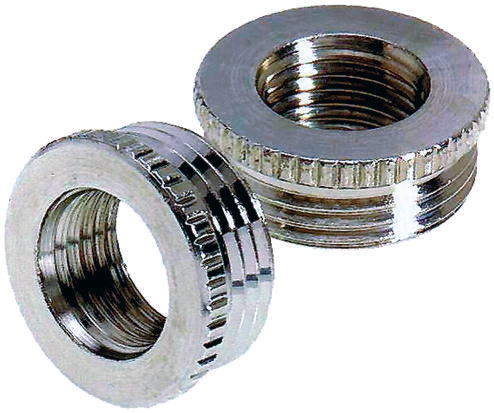 Lapp Cable Gland Adaptor, M16 Exterior Thread, M12 Interior Thread, Nickel Plated Brass, SKINDICHT Series