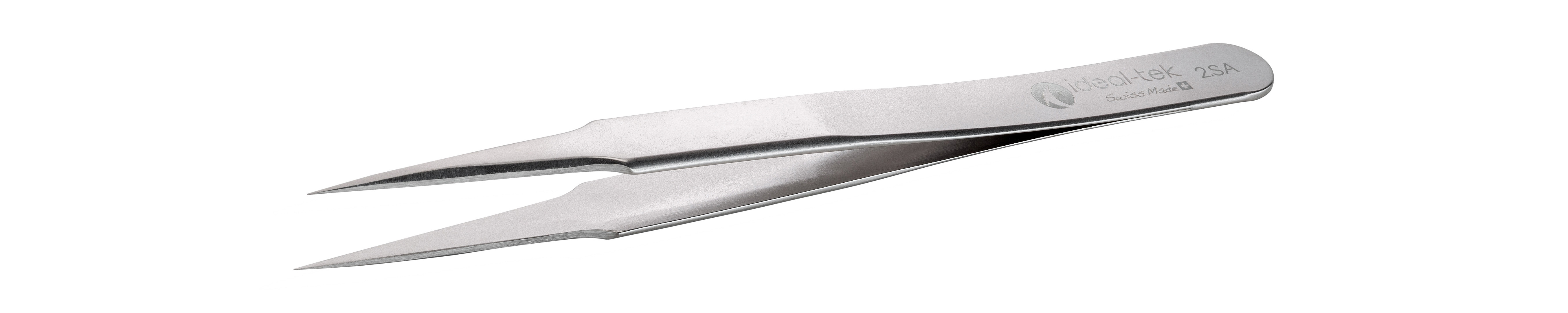 ideal-tek 120 mm, Stainless Steel, Sharp, Tweezers