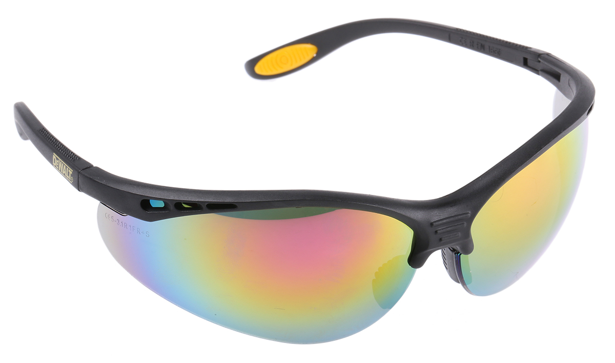 DeWALT REINFORCER UV Safety Glasses, Multicolour Polycarbonate Lens