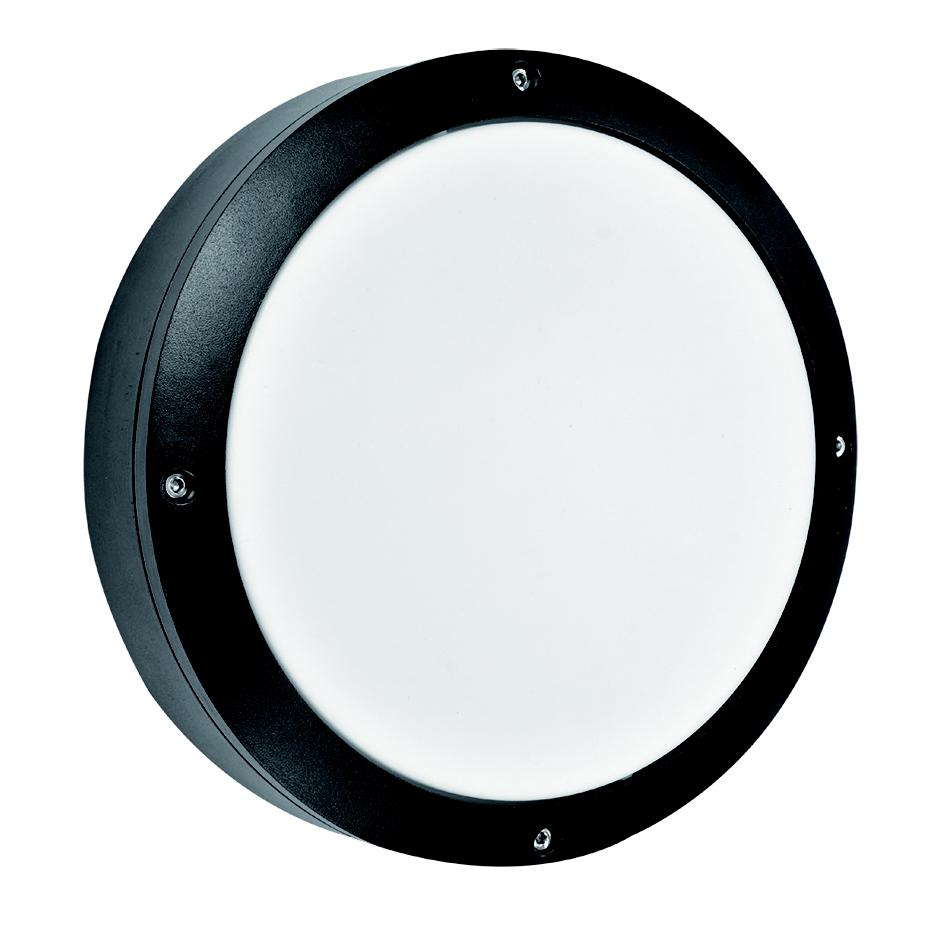 PowerLED Round LED Bulkhead Light, 18 W, 200 → 240 V ac, , Lamp Supplied, IP65