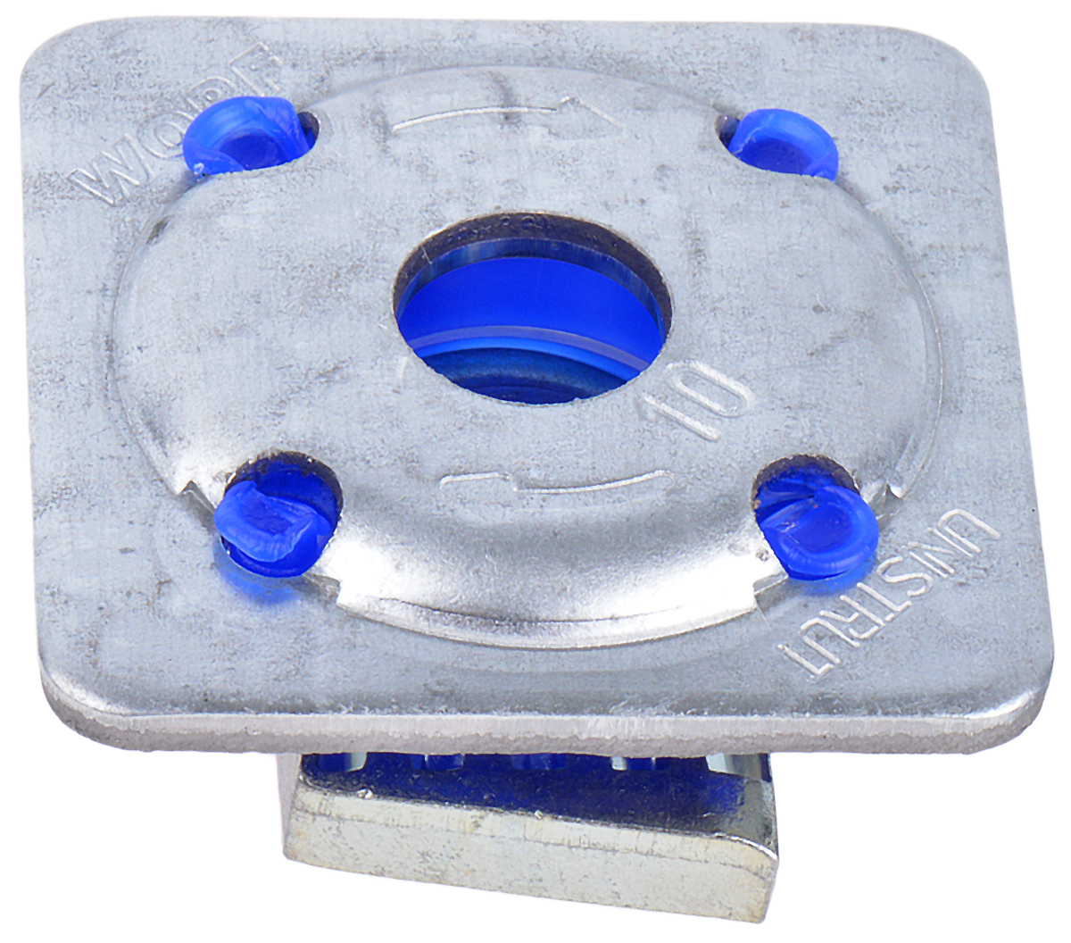 Unistrut Channel Nut, M8 x 41mm, Nut Base Dimensions 40 x 40mm, Zinc Plated Steel, 0.06g