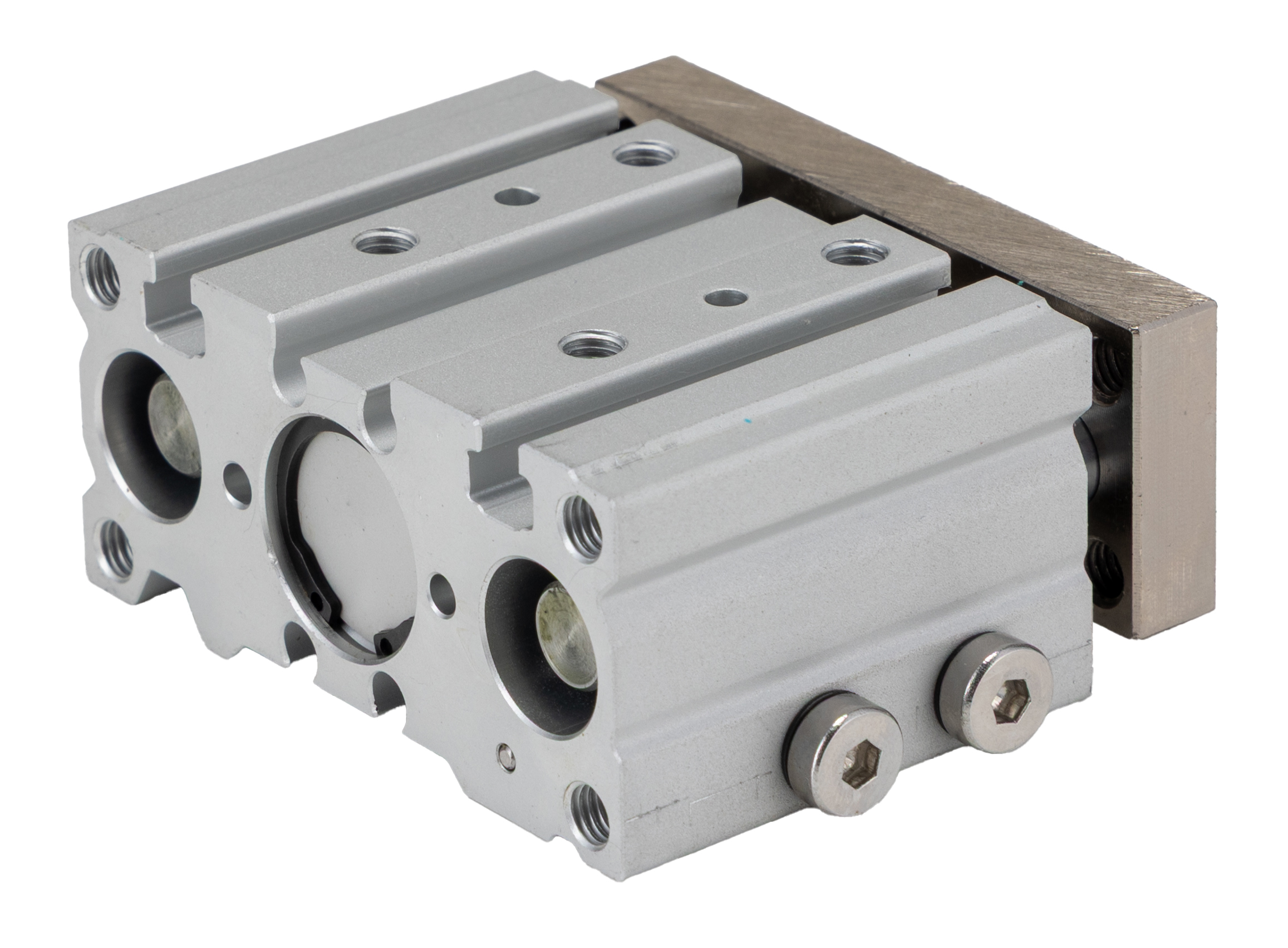 RS PRO Pneumatic Guided Cylinder - 16mm Bore, 10mm Stroke, Double Acting