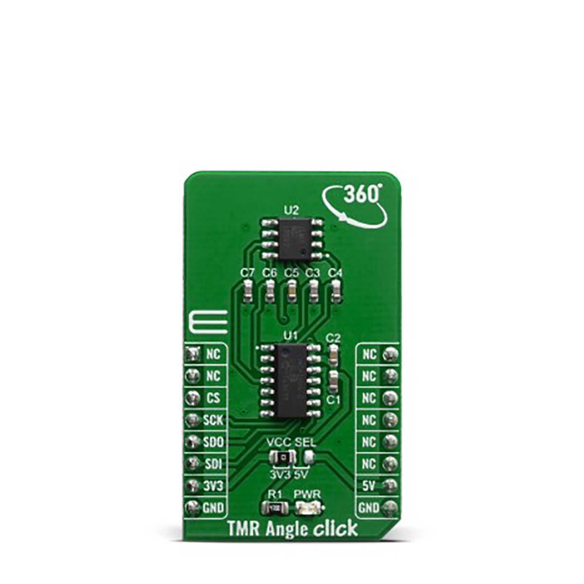 MikroElektronika TMR ANGLE Click for TLE5501 Any Automotive But Also Industrial and Consumer Applications Like Robotics