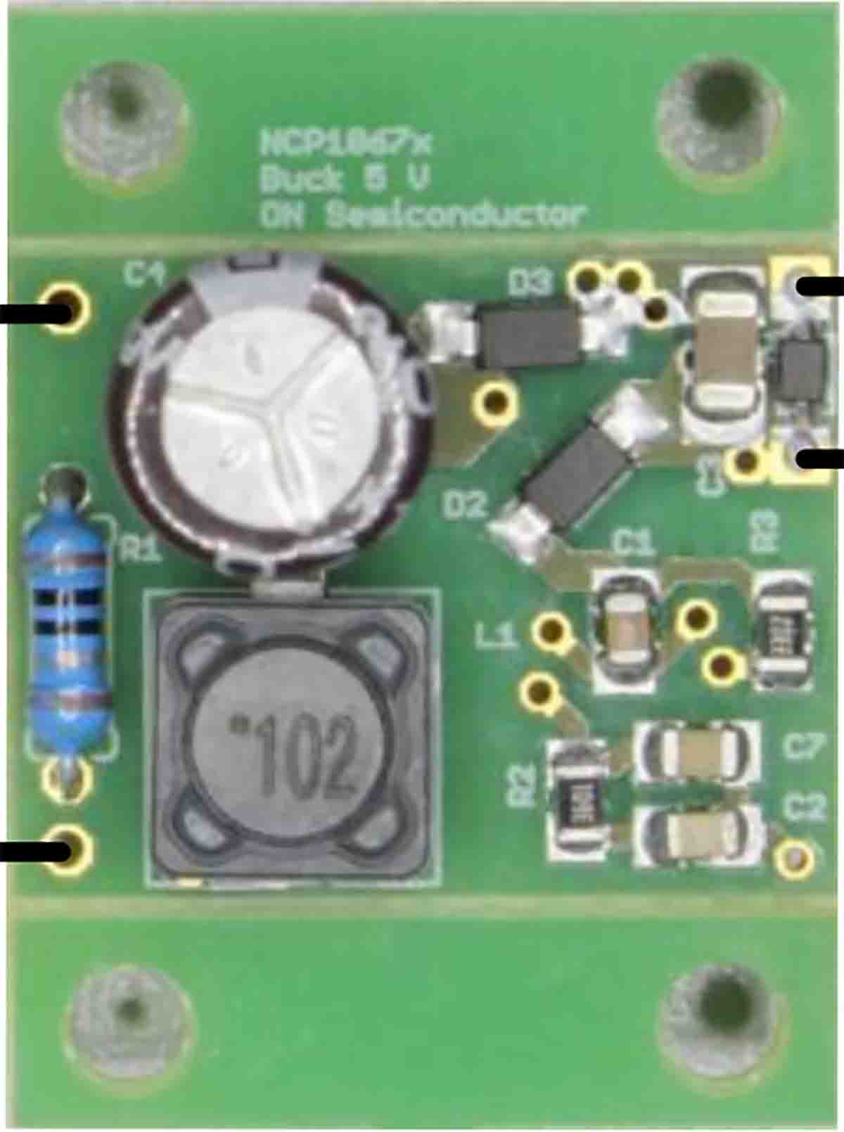 onsemi High-Voltage Switcher for Low Power Offline SMPS Evaluation Board for NCP10671 for Low Power Offline SMPS