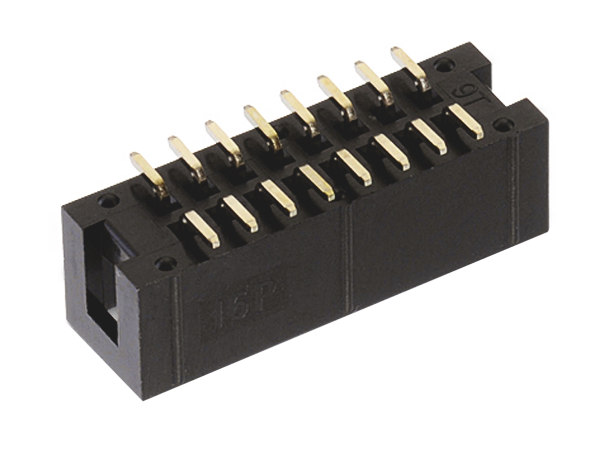 Wurth Elektronik WR-BHD Series Straight Through Hole PCB Header, 14 Contact(s), 2.54 mm Pitch, 2 Row, Shrouded