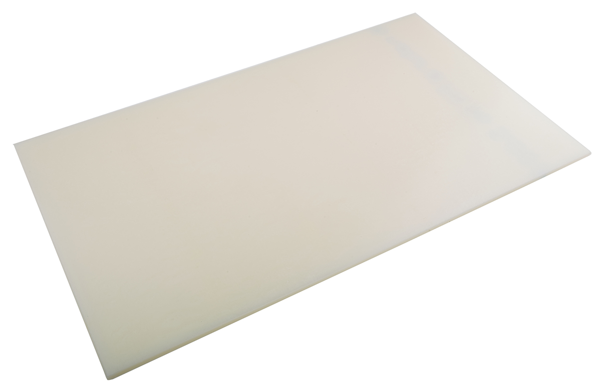 RS PRO Natural Plastic Sheet, 500mm x 305mm x 5mm