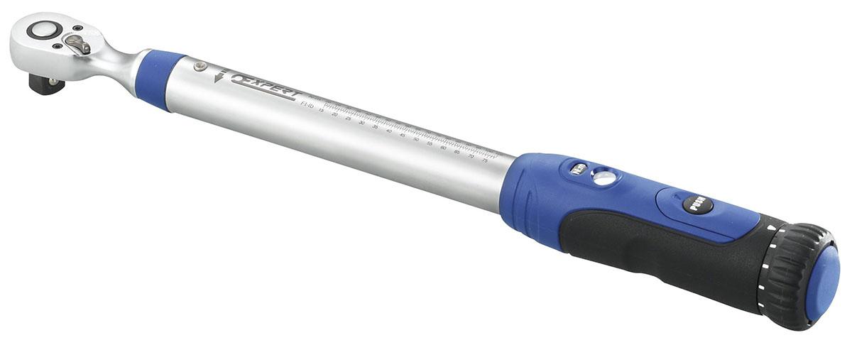 Expert by Facom Click Torque Wrench, 20 → 100Nm, 1/2 in Drive, Square Drive - RS Calibrated