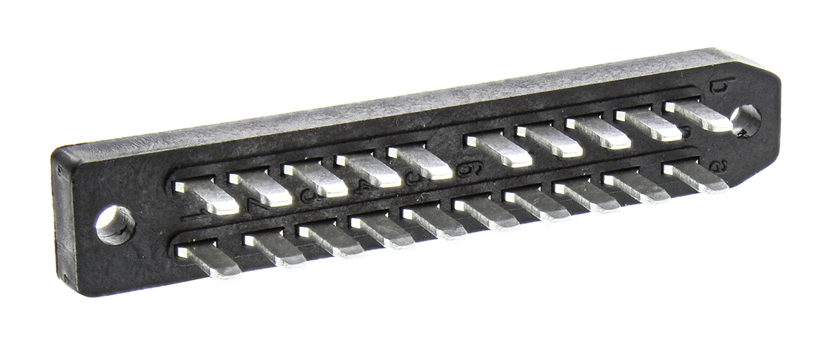 Telegartner J00045A0916, , DIN 41622 Connector, Male, 20-Way, 2-Row, Solder, J000