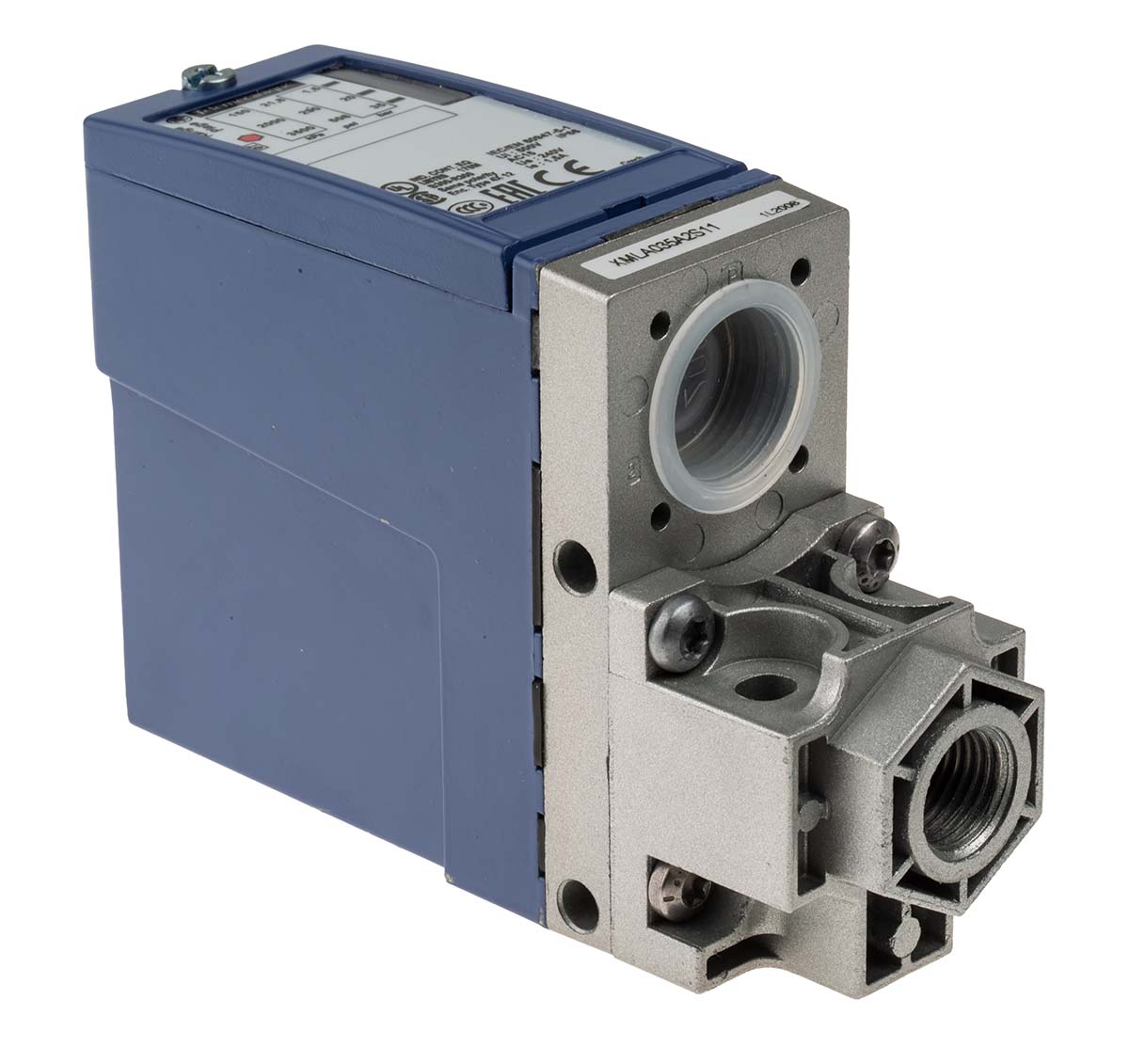 Telemecanique Sensors Pressure Sensor, 1.5bar Min, 35bar Max, Relay Output, Differential Reading