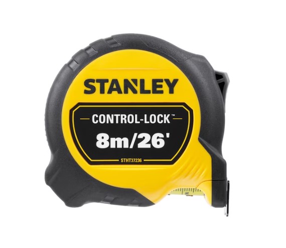 Stanley CONTROL-LOCK 8m Tape Measure