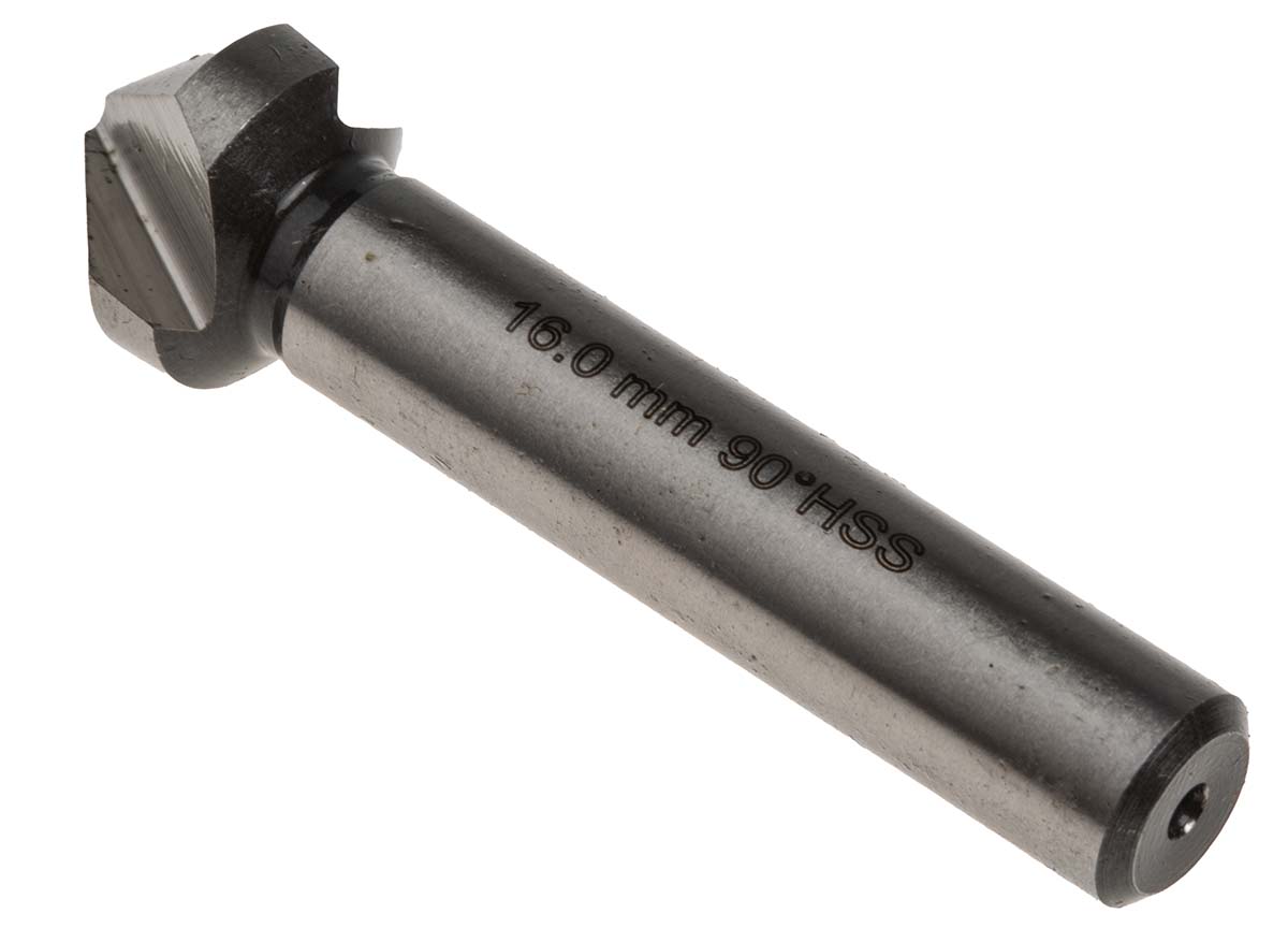 RS PRO HSS Drill Bit, 16mm Head, 3 Flute(s), 90°, 1 Piece(s)