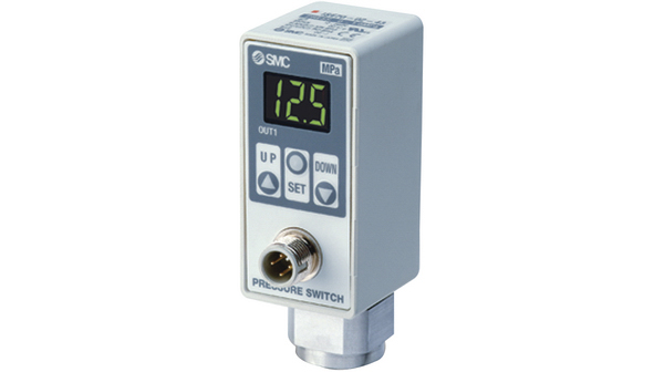 SMC Pressure Sensor, IP67 1 MPa