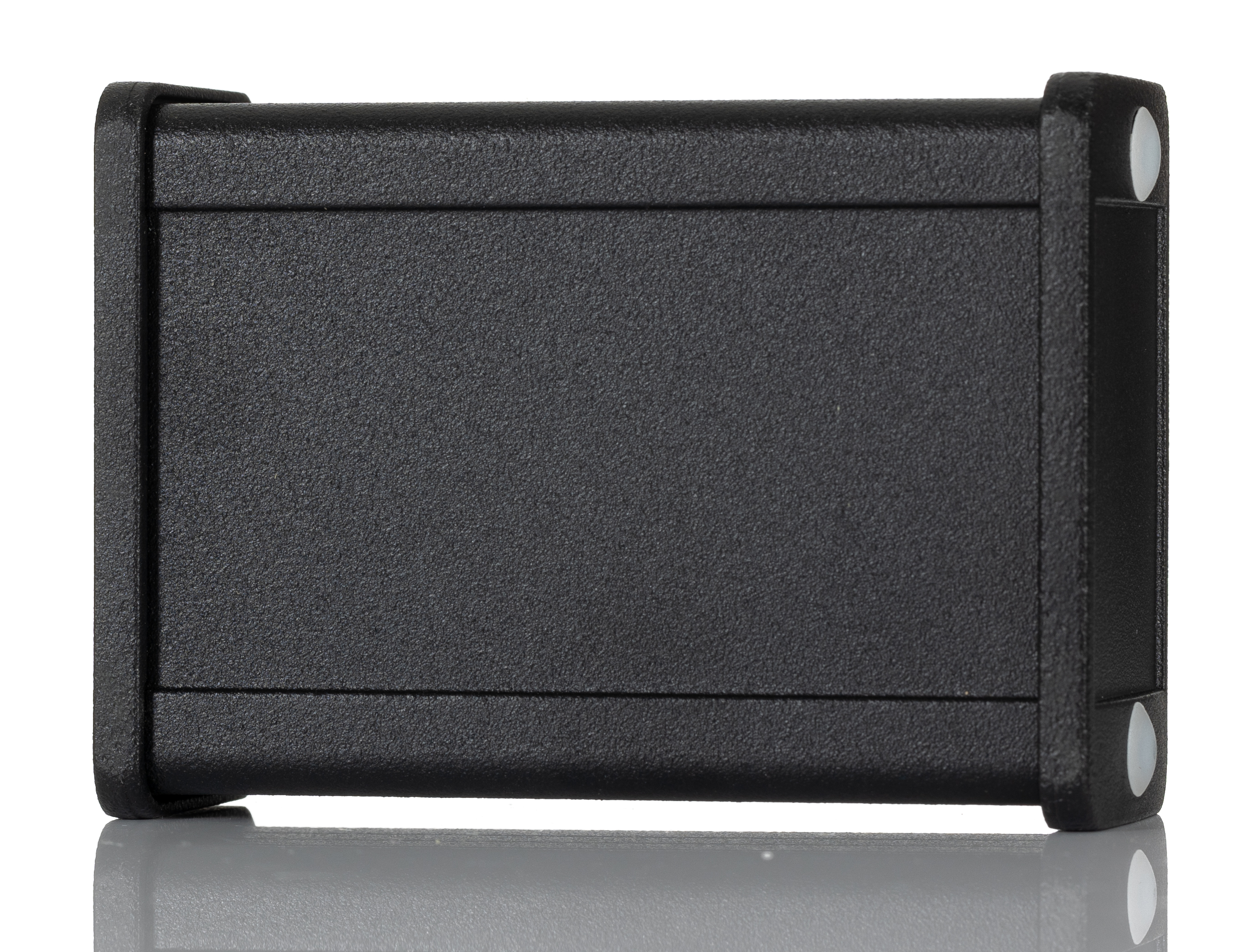 Hammond 1457 Series Black Aluminium Enclosure, IP65, Black Lid, 80 x 59 x 30.9mm