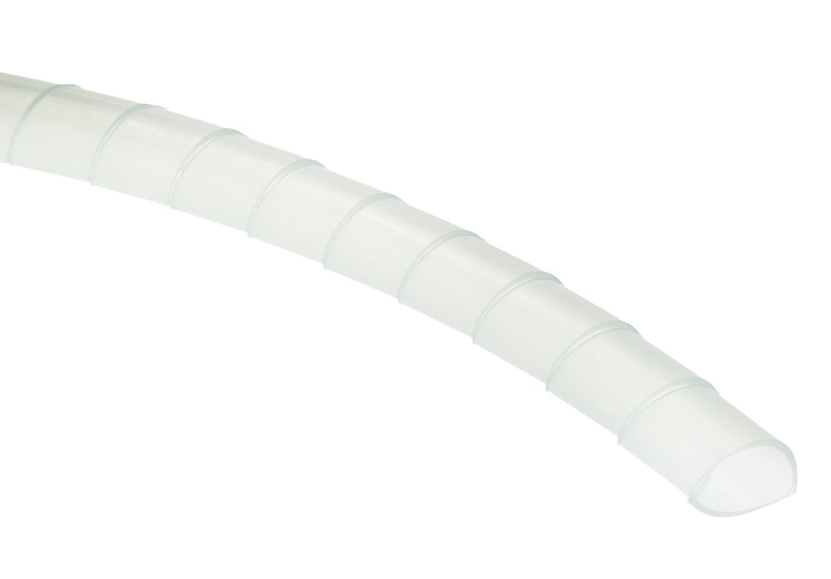 HellermannTyton Spiral Wrap, I.D 9mm, 100mm PA 6 nylon SBPA Series