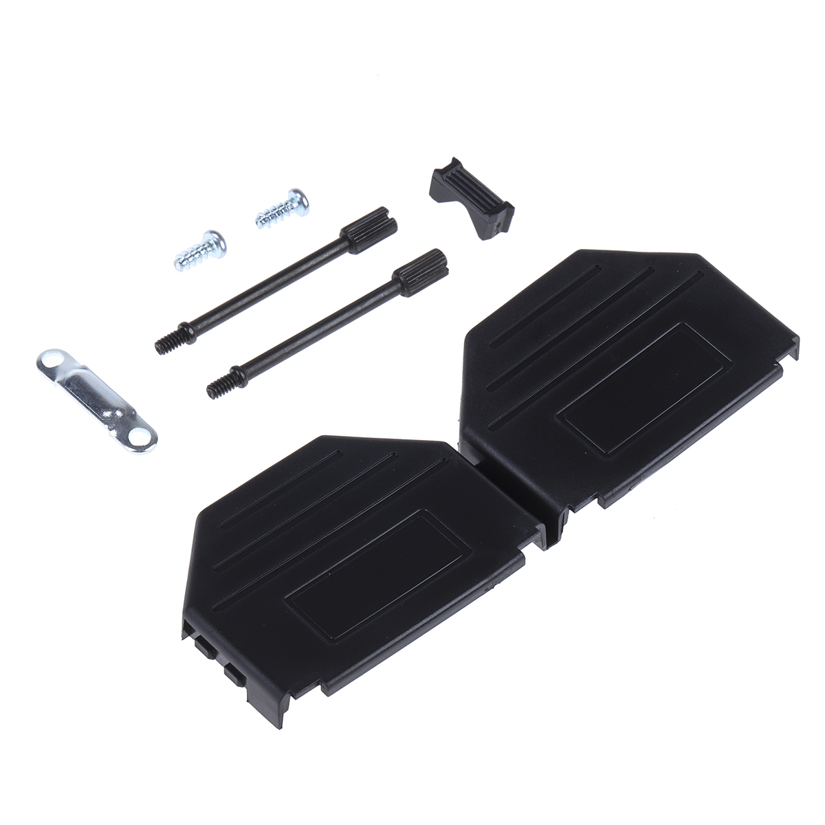 MH Connectors MHDPPK-SLIM Series Polyamide D Sub Backshell, 25 Way, Strain Relief