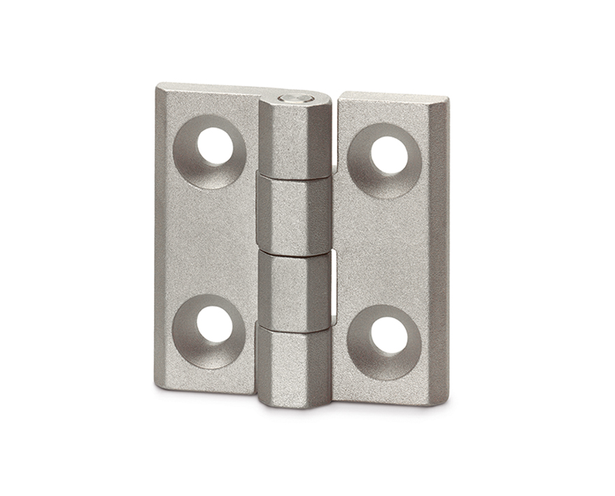 Elesa Zinc Alloy Butt Hinge with a Fixed Pin, Screw Fixing, 50mm x 50mm x 11.5mm