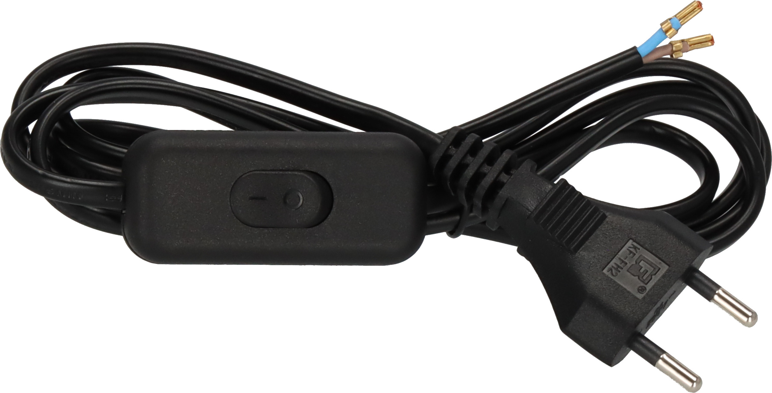 brennenstuhl Straight Type C Euro Plug to Unterminated Power Cable Assembly, 1.5m