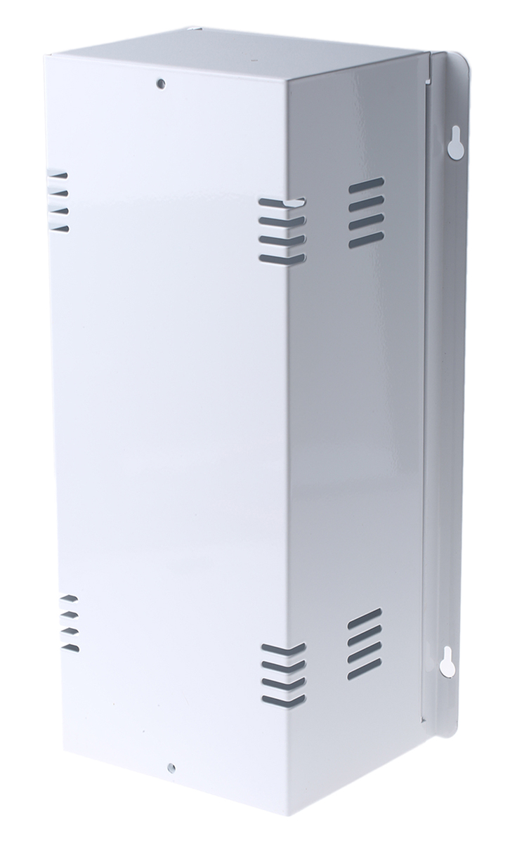 RS PRO White Cold Rolled Steel Instrument Case, 367 x 146 x 115mm