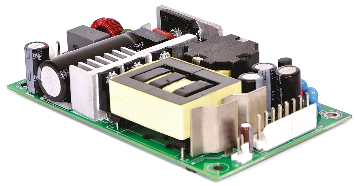 EOS Switching Power Supply, LFWLP350-1003, 24V dc, 13.54A, 350W, 1 Output, 120 → 390 V dc, 90 → 264 V ac