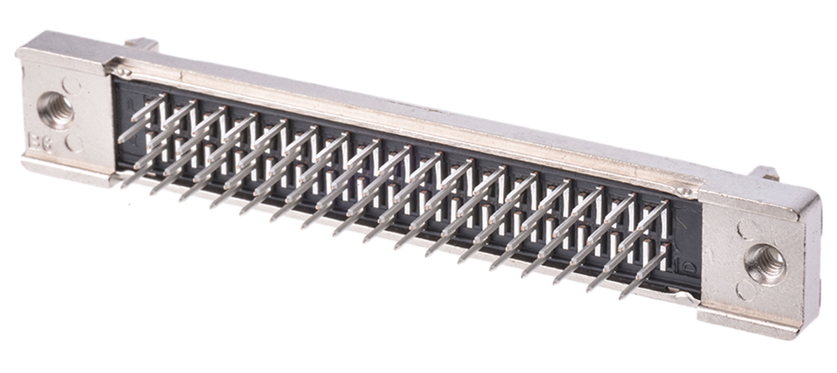 TE Connectivity Amplimite .050 III 68 Way D-sub Connector Socket, 1.27mm Pitch, with Latchblocks