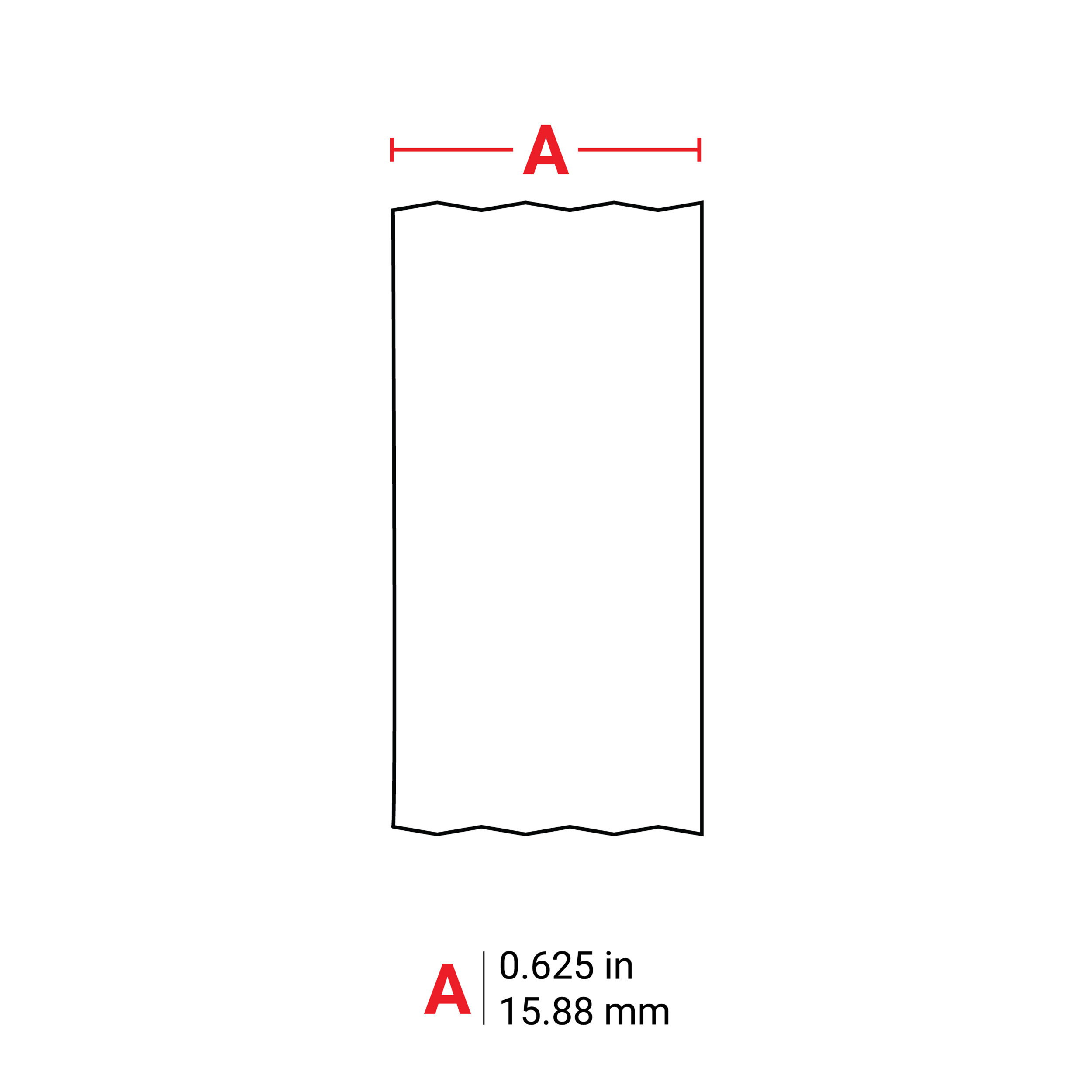 Brady B-422 Polyester White Cable Labels, 15.88mm Width, 1 Qty