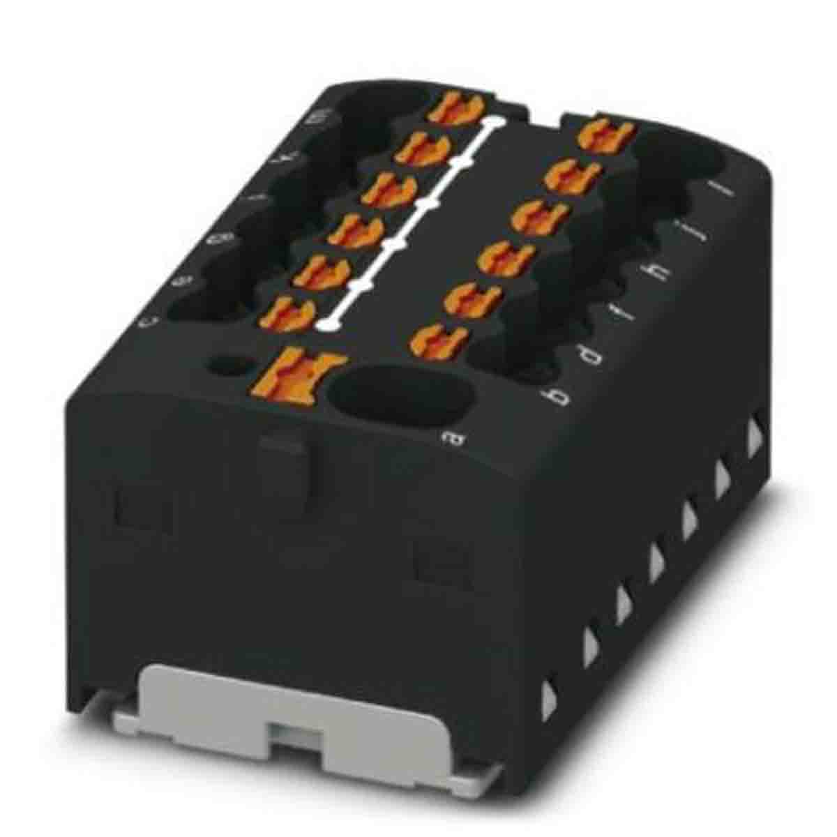 Phoenix Contact Distribution Block, 13 Way, 2.5mm², 17.5A, 450 V, Black