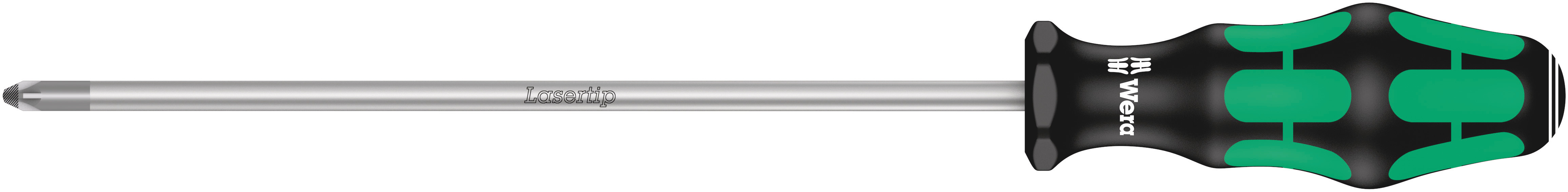 Wera Pozidriv  Screwdriver, PZ2 Tip, 200 mm Blade, 305 mm Overall