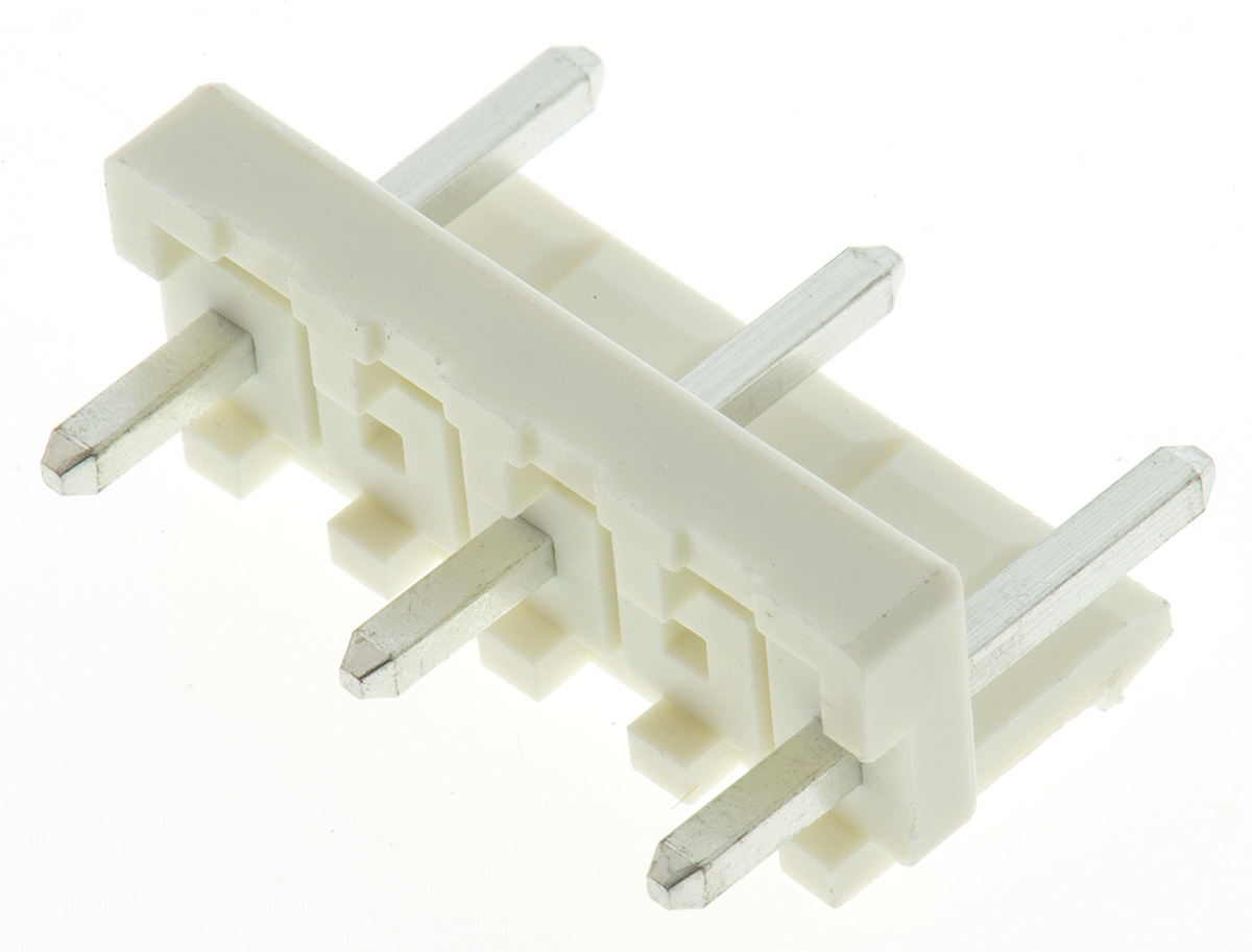 TE Connectivity Economy Power Series Straight Through Hole PCB Header, 5 Contact(s), 7.92 mm Pitch, 1 Row, Shrouded