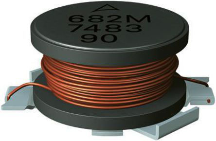 EPCOS, B82462-A4 Wirewound Surface Mount Inductor with a Ferrite Core, 33 μH Wirewound ±20/±10 % 1.8 A Idc