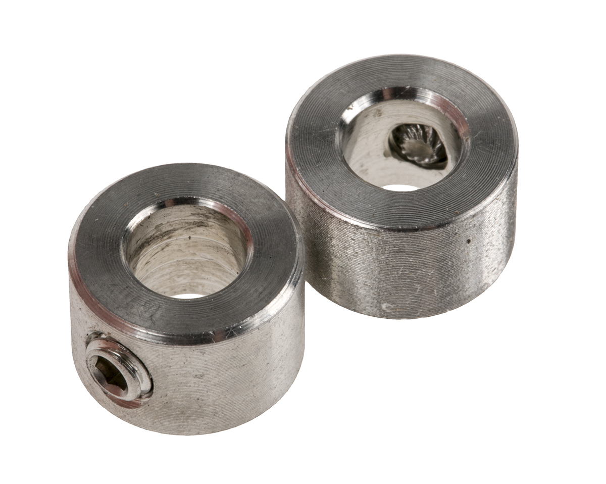RS PRO Shaft Collar, One Piece, Set Screw, Bore 6mm, OD 12mm, W 8mm, Stainless Steel