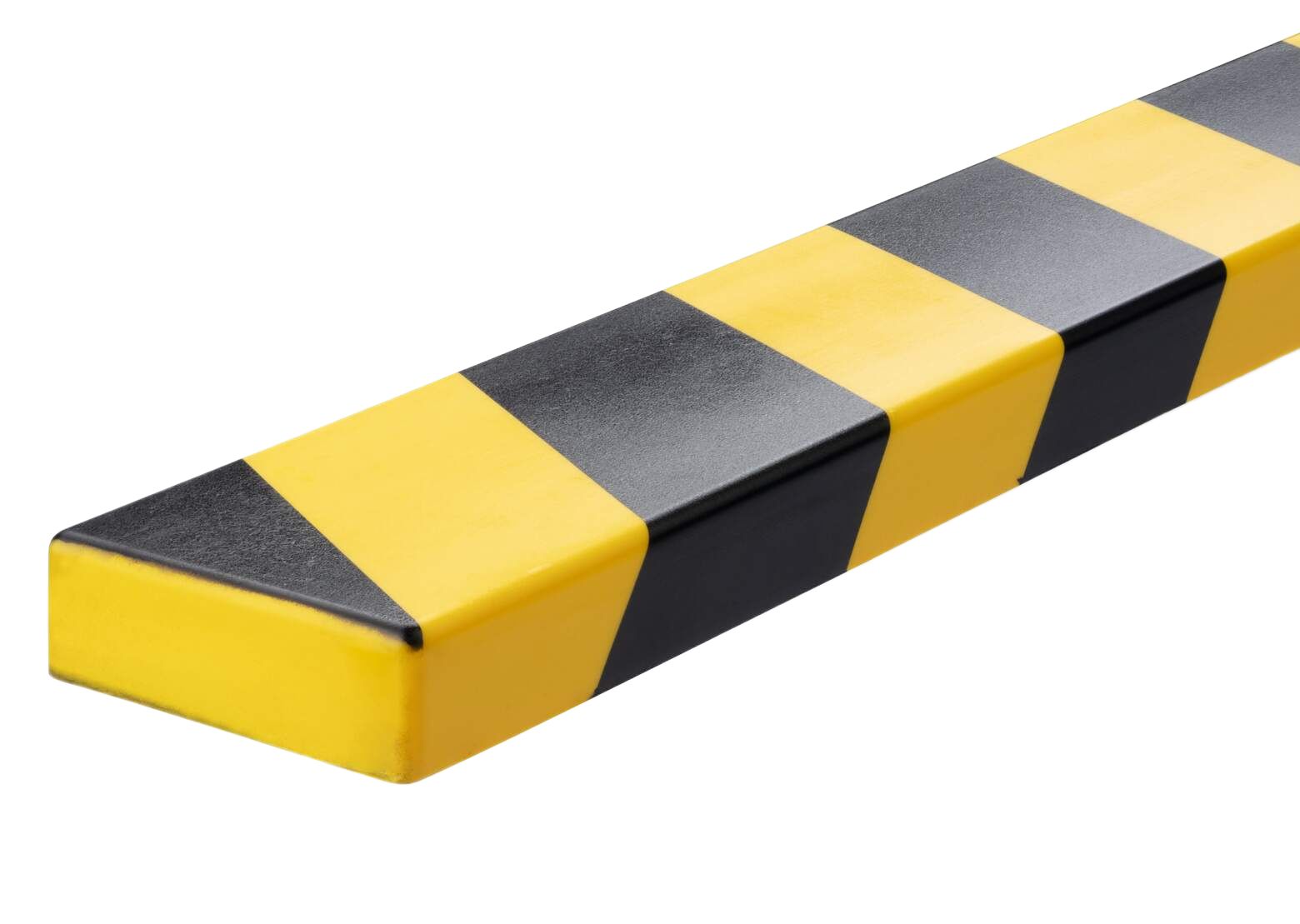 Durable Black, Yellow Wall Protector 1m x 60mm