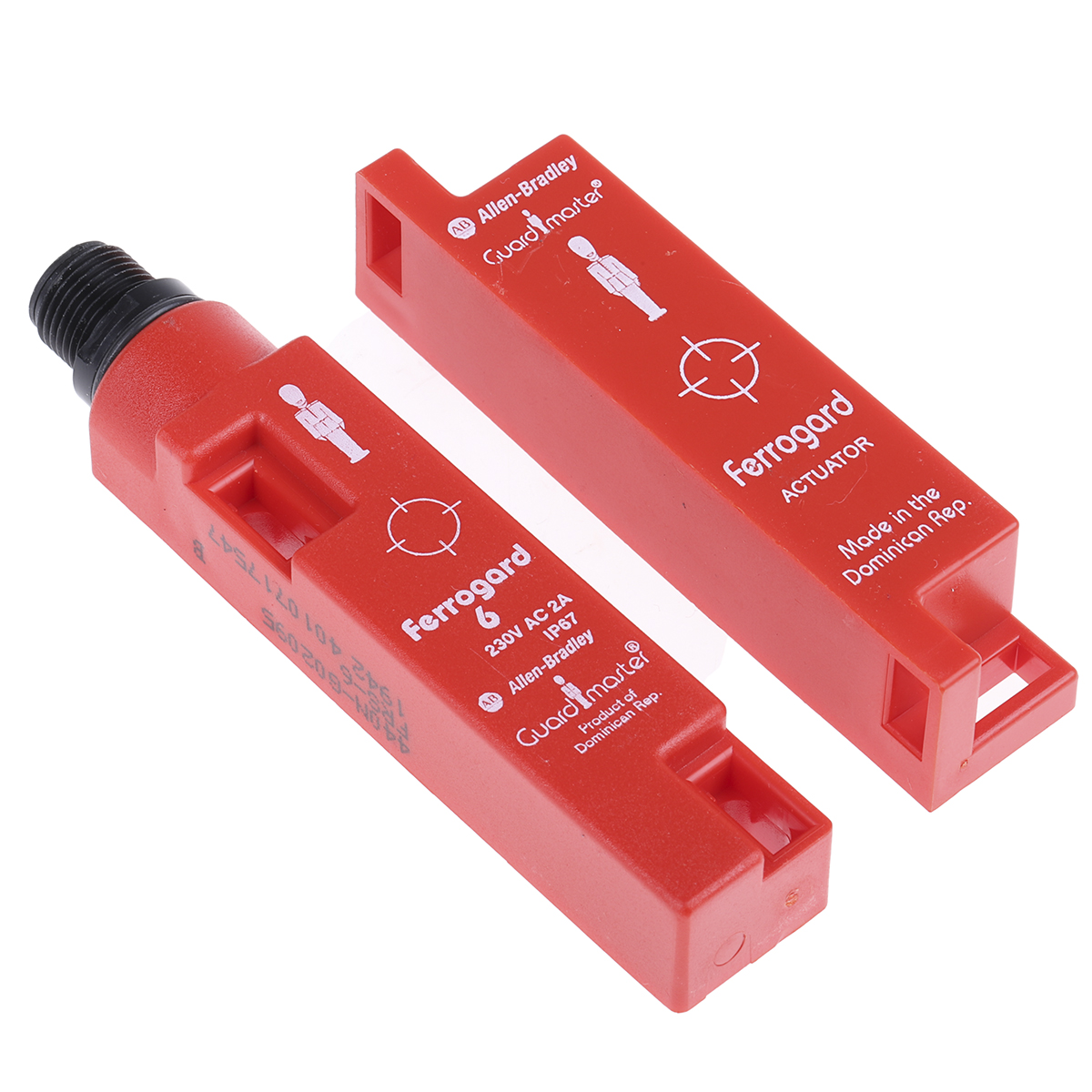 Allen Bradley Guardmaster 440N Series Magnetic Non-Contact Safety Switch, 250V ac, ABS Housing, NC, 4-Pin Micro QD