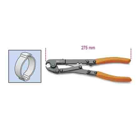 BETA Hose Clamp Pliers, 275 mm Overall, Straight Tip