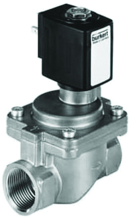 Burkert Solenoid Valve 221992, 2 Port, NC, 24 V dc