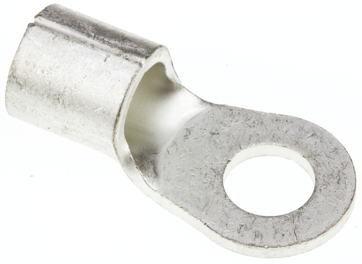 JST, R Uninsulated Ring Terminal, 8mm Stud Size, 16.78mm² to 26.66mm² Wire Size