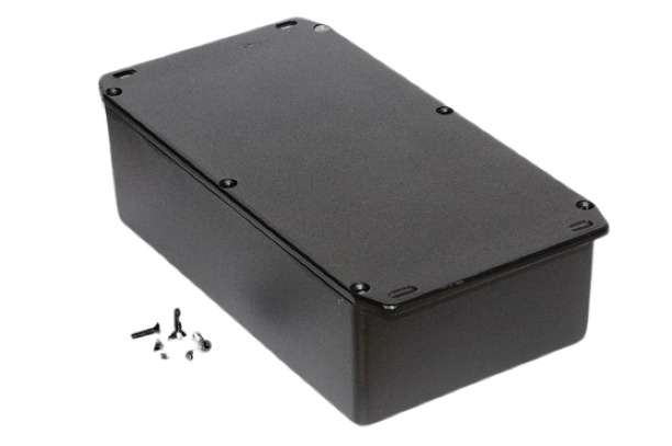 Hammond 1590 Series Die Cast Aluminium Enclosure, IP54, Flanged, 192 x 112 x 61mm