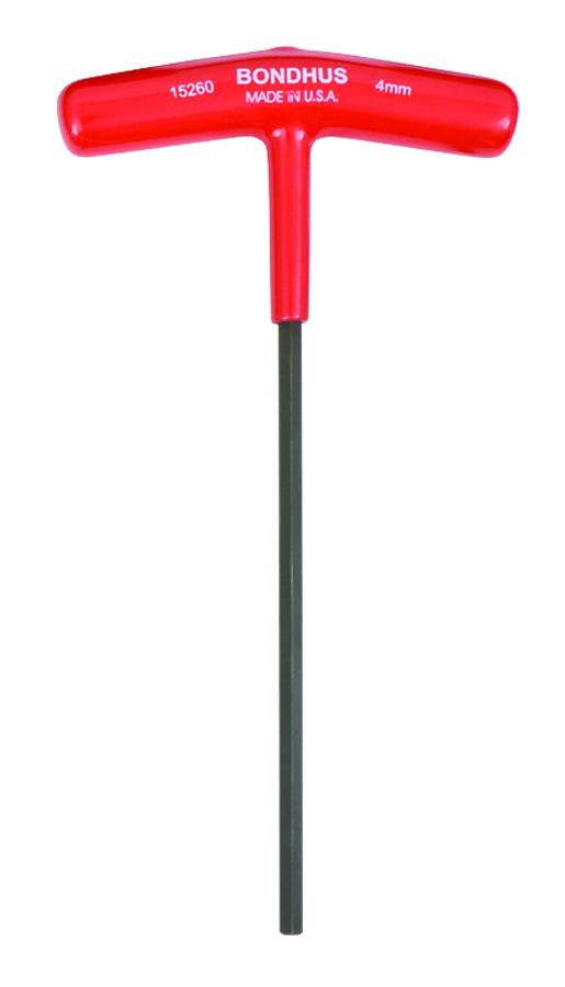 Bondhus T Shape Metric Hex Key, 4mm