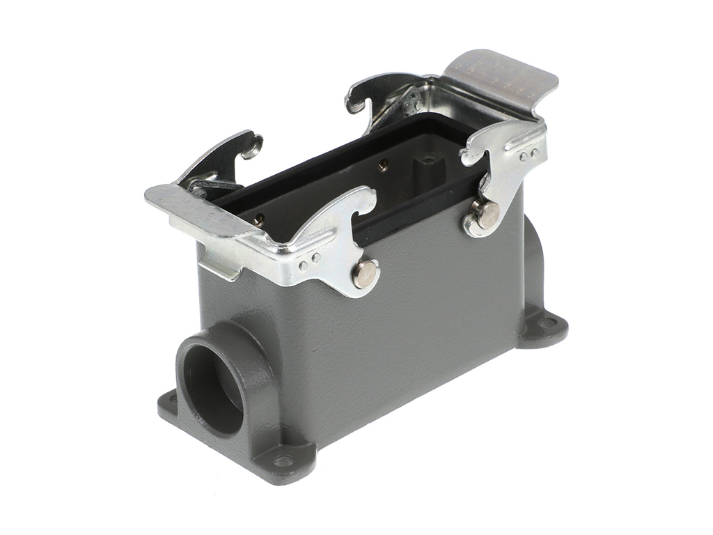 Molex 93601 Heavy Duty Power Connector Housing, Pg21 Thread, Side Entry