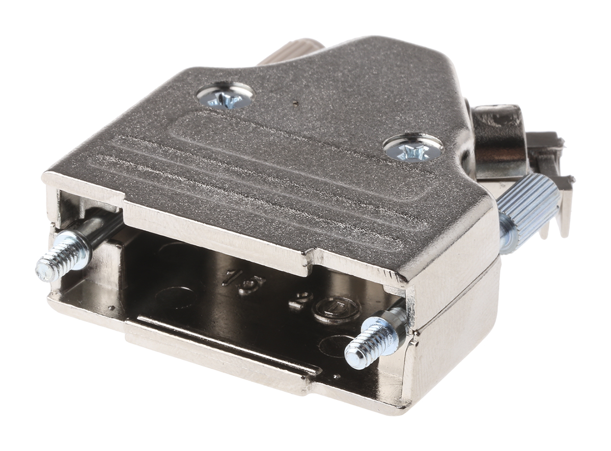 MH Connectors MHDM35 Series Zinc Angled D Sub Backshell, 15 Way, Strain Relief