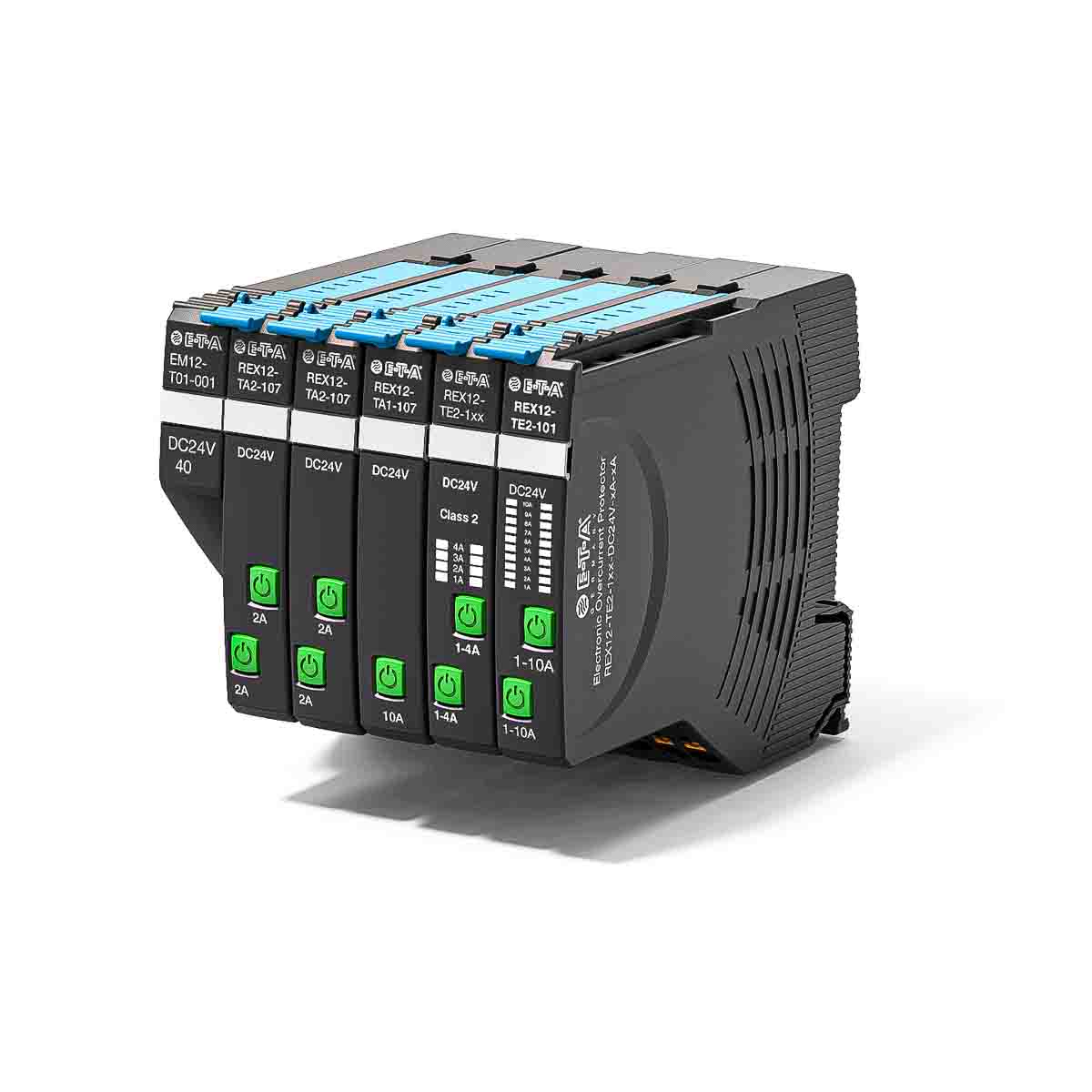 ETA REX12 Electronic Circuit breaker 3A 24V REX12-T, 1 channels , DIN Rail Mount