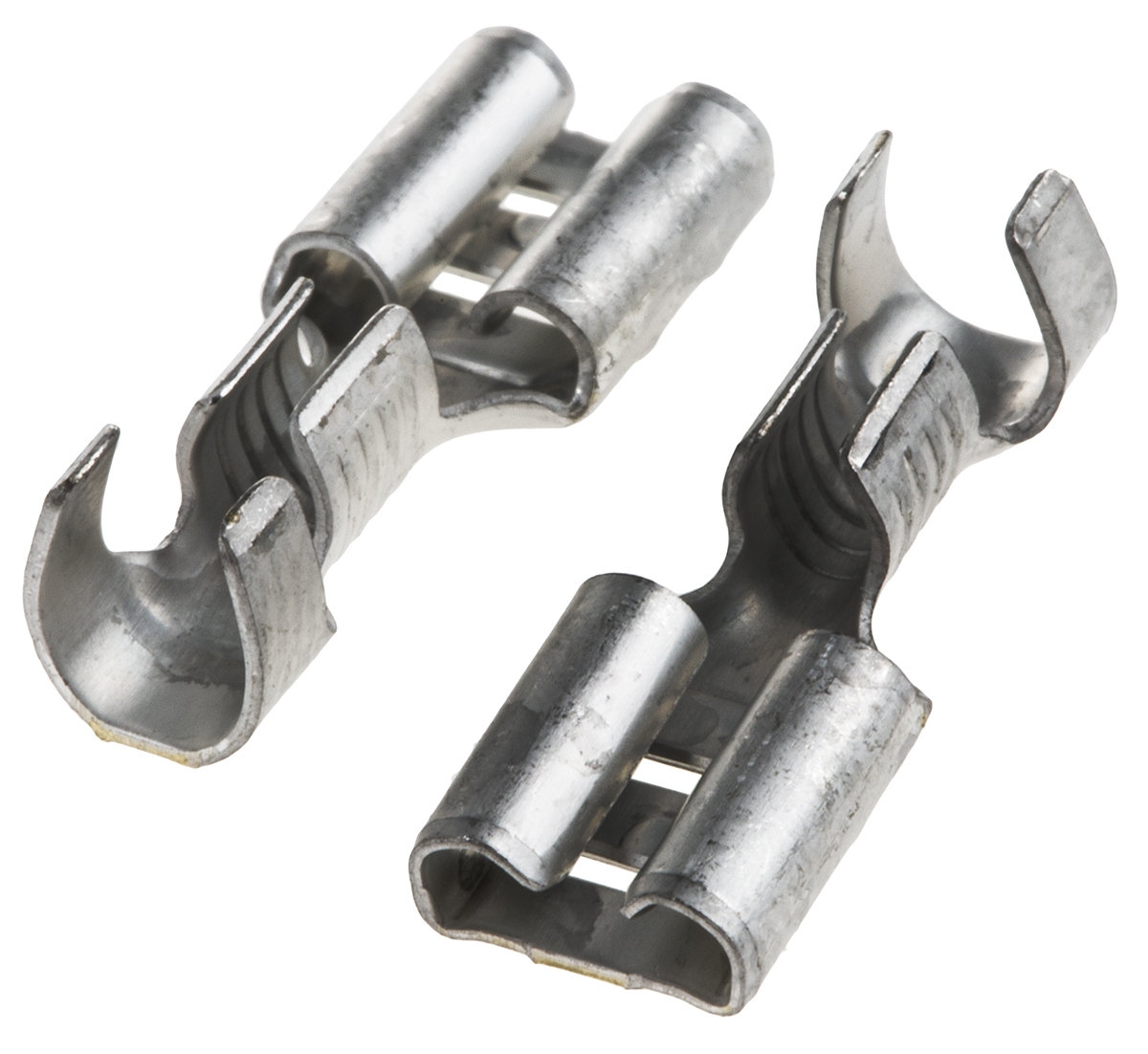 TE Connectivity FASTON .250 Uninsulated Female Spade Connector, Receptacle, 6.35 x 0.81mm Tab Size, 2mm² to 3mm²